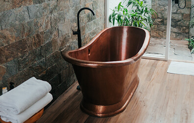 Copper Standing Tub